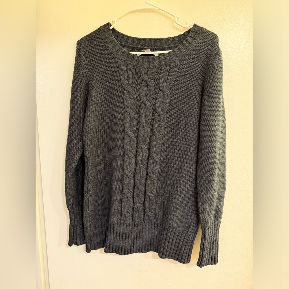 Old Navy Charcoal Knit Sweater